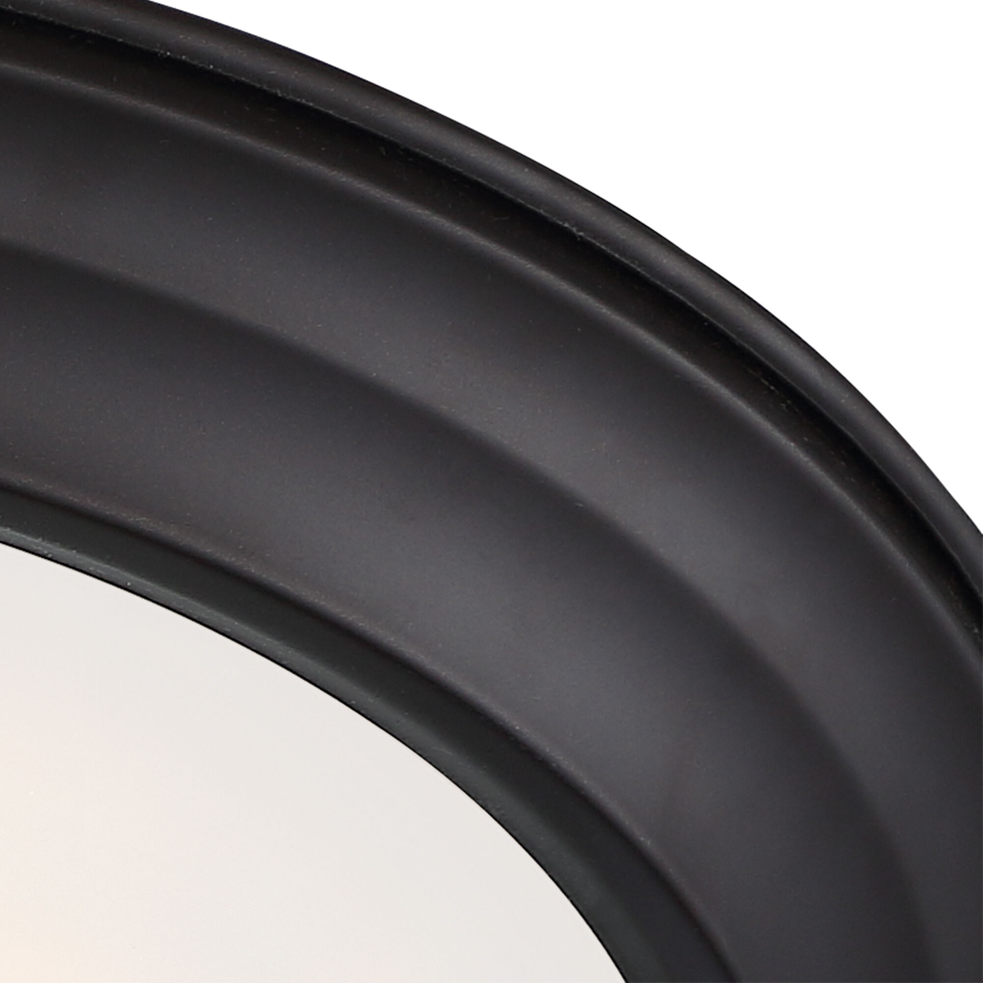 Decorative 3 Light 15 inch Oil Rubbed Bronze Flushmount Ceiling Light in Etched, Large